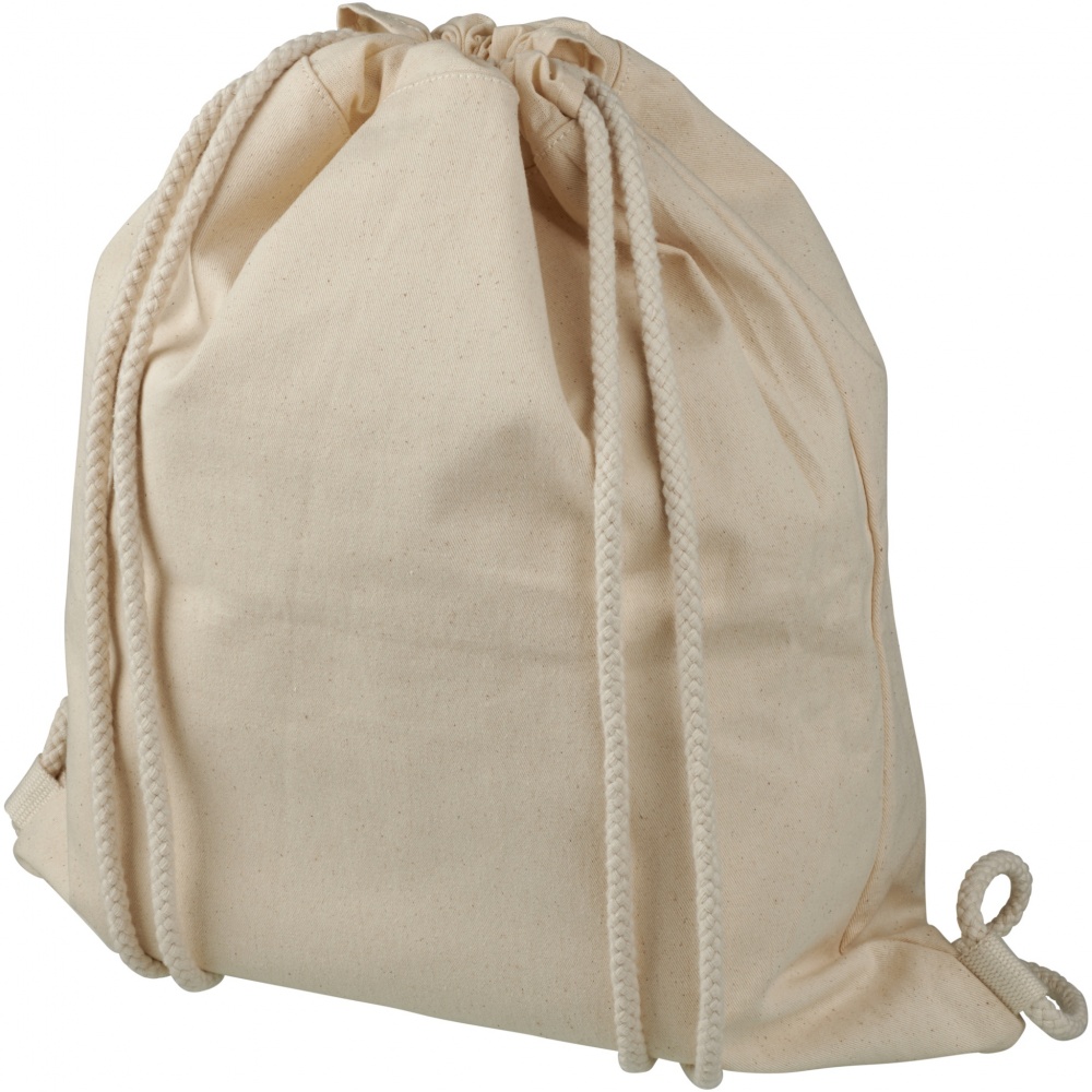 Logo trade promotional items picture of: Pheebs 210 g/m² recycled drawstring bag 6L